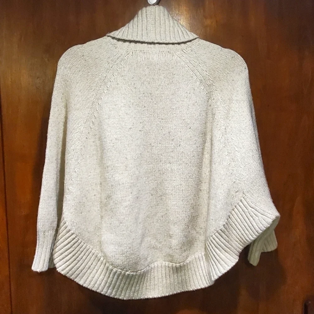 Revolve Joie Knit Cowl Neck Dolman Sleeve Poncho Sweater